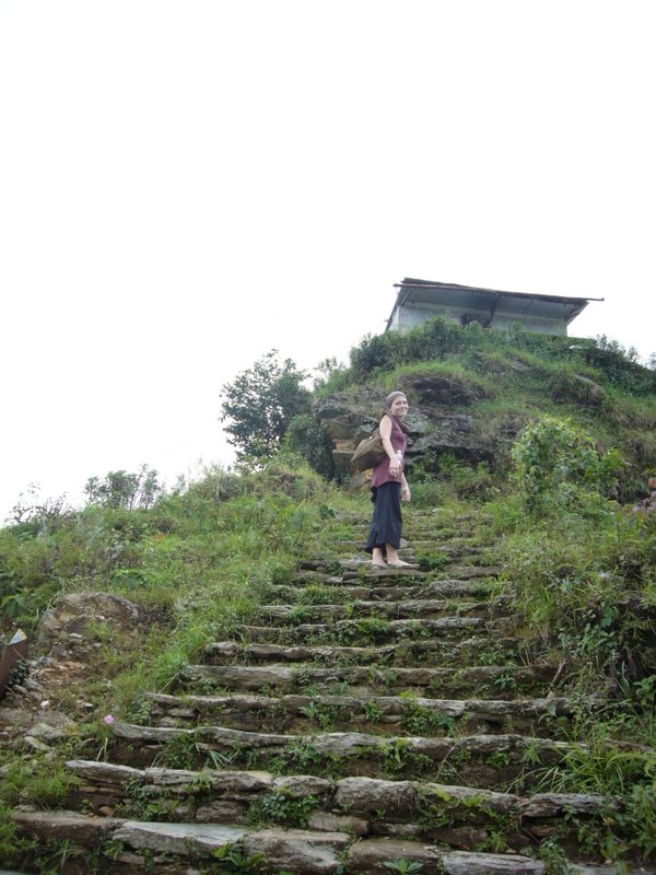 Travel - Nepal - Pokhara - Up to the World Peace Pagoda